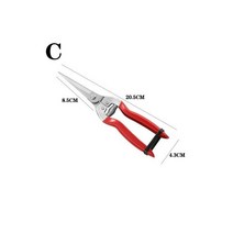 전지가위 원예도구 정원 식물 가지치기 손 pruner 마이크로 팁 자르기 잎 트리머, 전정 가위 c