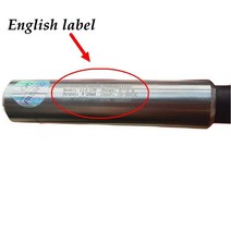 12-24VDC H2O 액체 레벨 센서 통합 송신기 입력 유형 수위 4-20ma 0-5V RS485, 한개옵션1, 12 0-10V 2m range