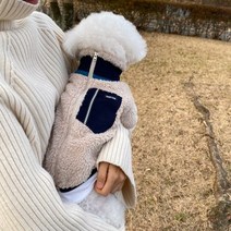 메종드펫 후리스 댕댕이 강아지 냥이 고양이 멍멍 가을 겨울, 네이비