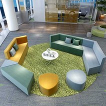 밴치형소파 소아과 모던 인테리어 손님 휴게실 체어, 콤비네이션 31 방수 얼룩방지