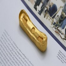 문진 귀여운 휴대용 종이 무게 서예 빈티지 그림 황동 금속 프레스 소품 공지사항, 2.13g