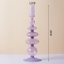 북유럽 스타일 유리 캔들 홀더 크리에이티브 디자인 생일 데스크탑 장식품 홈 데코 양초 항아리 bougeoir en verre 룸 장식, [25] 하늘색