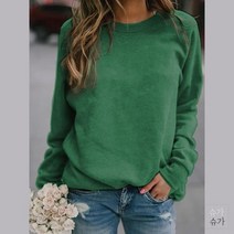 466688 여성 블라우스 셔츠 S 5XL 사이즈 긴팔 티셔츠 가을 겨울 루즈핏 캐주얼 데일리 탑 회색 일반 솔리드 컬러 Dropshipping