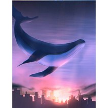 대진 보석십자수 40X80 50X40 사이즈 대형 금전운 보석 십자수, new, 25 고래월드하늘 40x50