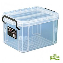 플라스틱 리빙박스 투명 수납 정리함 80L 의류 장난감 멀티박스, 단품, 단품