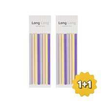 [슈퍼쌤]Long Long 하이라이트 인덱스 북마커 메모지 독서 플래그 책갈피 1+1, 바이올렛+바이올렛