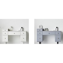 다양한크기 멀티서랍 침실 모던 화장대 1050 (2색) 10대 예쁜 서랍형 40대, 그레이블랙