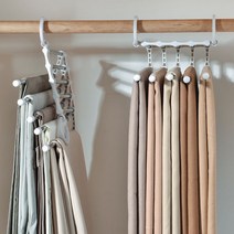 논슬립 바지걸이 접이식 옷걸이 틈새활용 정리대 치마 보관, 논슬립5단바지걸이, 블랙