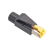 2pcs Profinet 네트워크 4 핀 rj45 커넥터 산업용 이더넷 RJ45 Cat5e/Cat6 조명 제어 시스템, 01 RJ45 Connector_01 4 Pin