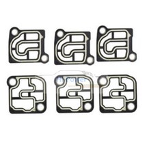 변속기 호환 6pcs DL501 DSG 0B5 OB5 DQ500 7 스피드 자동 변속기 VFS 클러치 솔레노이드 가스켓 필터 1989