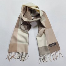 바젤 (BJA100) 남녀공용 사각체크 페이크울 머플러 니트 목도리 남자 겨울머플러