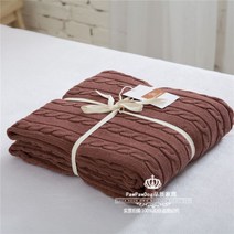 캠핑이불 소파블랭킷 북유럽 소파 블랭킷 거실 면 꽈배기 니트 담요 베드러너 블랑켓 10색