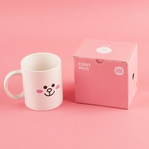 라인프렌즈 투페이스 머그컵코니 330ml판촉물선물, 단품