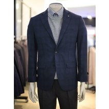 인디안 인디안 인디안 브루노바피 네이비 체크 캐주얼콤비 자켓 MAR-GAVF-84-21 (P002324352)