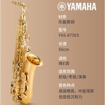 야마하 소프라노 색소폰 초급자 CS, 한 사이즈, 875ex