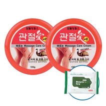 웰빙헬스 관절애크림(100g)-바르는 마사지겔, 2개+맑은누리손소독티슈