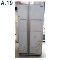 중고냉장고 삼성지펠양문형 화이트 대용량