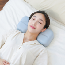밸런스9 꼬북베개 거북목 경추베개, 블루