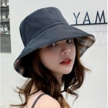 라지스토리 남녀공용 양면 벙거지 모자 버킷햇 차단