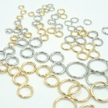 O링(오링) 악세사리 부자재 연결재료, 전기금(골드)