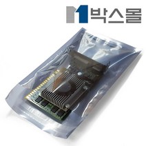 박스몰 정전기방지봉투 제전비닐 접착/비접착/지퍼, 1개, PET비접착 (572) 6x10 / 100장