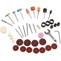 휴대용그라인더 휴대용절삭 40 pcs 조각 전기 회전 도구 액세서리 세트 dremel 샌딩 연삭 연마 절단 비트 멀티 도구에 대 한 그라인더 헤드, 없음