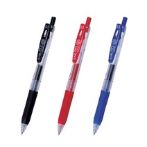제브라 사라사클립볼펜 0.5mm, 블루, 5개