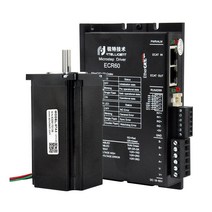 Rtelligent-Nema 23 6A 24-80V DC EtherCAT Fieldbus 스테퍼 모터 드라이버 Nema 3N.M 4.0A CNC 기계용 포, 01 ECR60 with 57A1