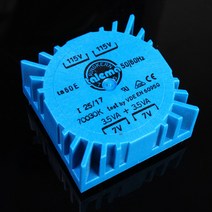 버스킹 Talema 7W Dual 7V 9V 12V 15V Imported Sealed Toroidal Transformer Audio Power Supply, 01 Dual 7V