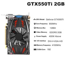 그래픽카드 isinbox gtx550ti nvidia geforce gtx 550ti 2g 128 비트용 pci-e 2.0 x16 2gb gddr5 128bit hd, gtx550ti 2기가