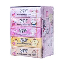 500 왓따x산리오 캐릭터즈 13.7g BOX(25개입) 간식 먹방 ASMR 왓따껌 껌 풍선껌 틱톡 유튜브 마이멜로디, 25개입