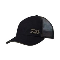 DAIWA 다이와 23 하프 메쉬 캡 DC-7023 블랙, 검은 색