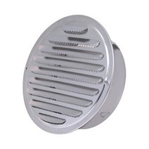 닥트자재 스테인레스 스틸 외부 벽 원형 덕트 환기 바브 에어 벤트 160mm, 1.8mm