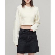 MUSA STANDARD 우먼즈 볼레로 가디건 크림 WOMENS BOLERO CARDIGAN CREAM MWCWC201-CR