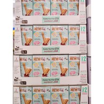 [코스트코] SERENDIPPITY 피넛버터 스틱 위드 라즈베리 잼 디핑쿠키 720G / 60GX12, 60gx12팩, 12개