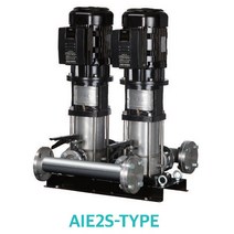 AIE2S-20802 단상220V 고효율 개별인버터 부스터펌프 2마력 양정90M 구경40mm 양수량 120LPM (73M) 부스타펌프