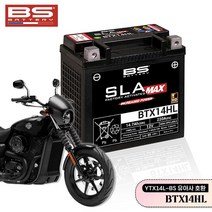 2019 할리 스트리트500 BS 배터리 ﻿BTX14HL 밧데리 ﻿유아사 YTX14L-BS 교체, 1개