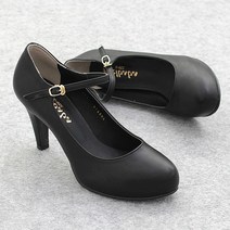 카라코사 국내제작 8cm 발등끈포인트 속가보시 펌프스힐