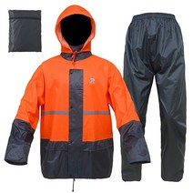 RainRider 남성용 레인 수트 방수 경량 낚시 골프 재킷 바지 포함 (XXXL 네이비), Large, Charcoal