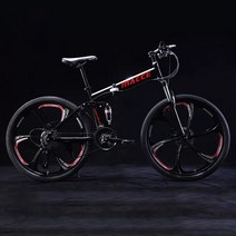 초경량 접이식자전거 휴대용 미니벨로 사이클 21/24/27/30 속도 접이식 산악 자전거 소프트 테일 프레임 24, 07 MODEL 7_01 24in_01 21