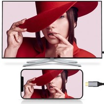 SI 넷플릭스 아이패드미러링 모니터 tv연결 케이블 핸드폰티비 갤럭시탭hdmi 휴대폰 스마트폰