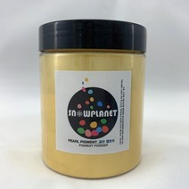 스노우플래닛 칼라펄 안료 Mica 마이카 에폭시 펄 피그먼트 200g, 골든 옐로우