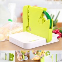 [초간단] 비닐포장기 실링기 씰머신, 실머신(레드)+실테이프2개(색상랜덤)