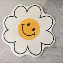 유니크오브제 스마일플라워 소프트 러그 발매트