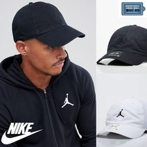 나이키 헤리티지86 점프맨 워시드 볼캡 남녀공용 야구모자, 블랙