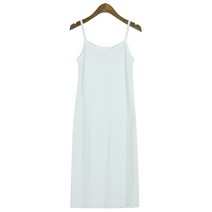 끈주름스판 롱원피스 레이어드 이너나시 찰랑플리츠