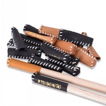 스누커 스틱용 가죽 큐 팁 보호대핸드메이드 당구 액세서리운 및 블랙 색상 옵션, 10 PCS, 초콜렛