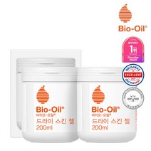 바이오오일 스킨케어 바디오일 200ml 2개 + 드라이스킨젤 100ml + 수수진 일러스트 손거울 증정