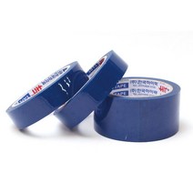 럭키포장박사 컬러OPP테이프 블루 폭25mmx2개, 1개