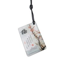 RFID IC 13.56Mhz 액세스 제어 키 태그 M1 칩 라벨 접착제 비접촉식 ISO14443A 스마트 카드 방수 읽기 전용 4 피스, 4pcs type b